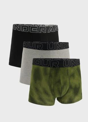 Under armour мужские боксеры (3 шт) m ua perf perf cotton nov 3in