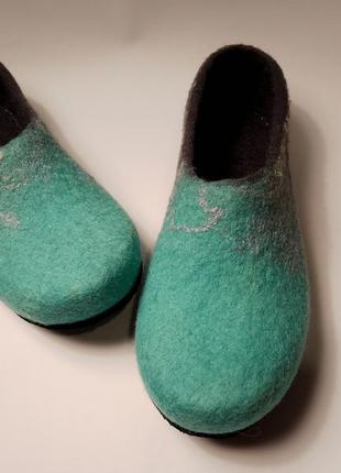 Капці валяні із натуральної вовни. ручна робота