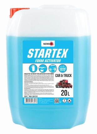 Активна піна nowax startex foam activator для безконтактної мийки концентрат, 20л