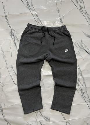 Утепленные штаны flyknit nike на флисе