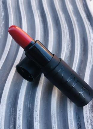 ❤️ червона помада nars explicit refillable satin lipstick відтінок unauthorized 863