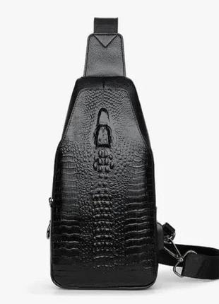 Чоловіча сумка alligator5 фото