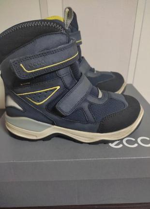 Ботинки зимние размер 33 ecco gore-tex mountain