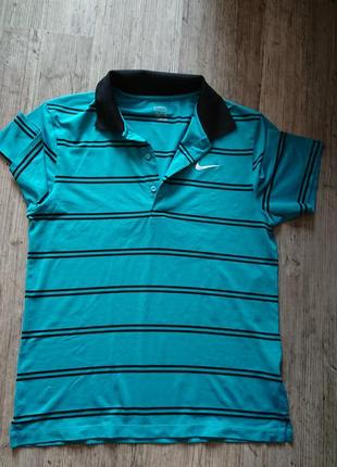 Nike fitdry спортивная футболка поло найк, р м