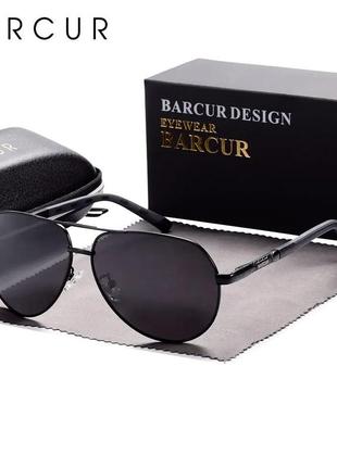 Barcur окуляри преміум класу уф фільтр сонцезахисні сонячні поляризовані очки чоловічі унісекс