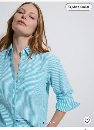 Новая коттоновая рубашка с нюансом.