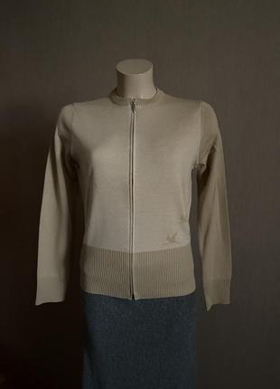 Вовняний кардиган на замку escada, оригінал
