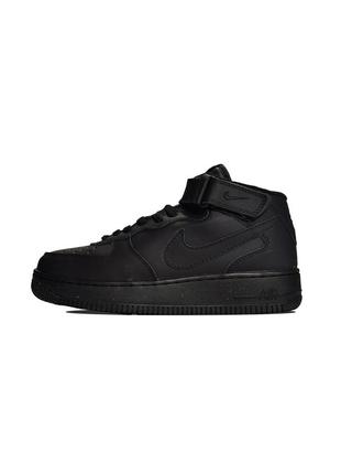 Кросівки чоловічі зимові nike damen air force 1 07 mid lthr prm hi top schuhe terenie wntr 41