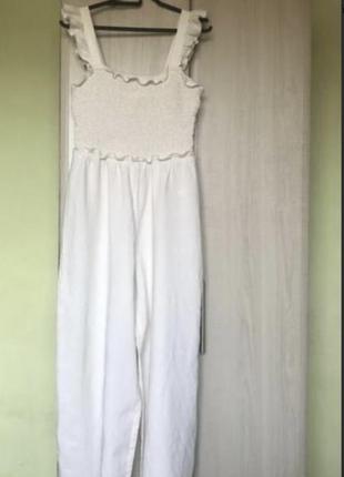 Льняной комбинезон h&m cos zara massimo dutti mango5 фото
