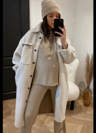 Куртка, пальто из искусственной овчины h&m