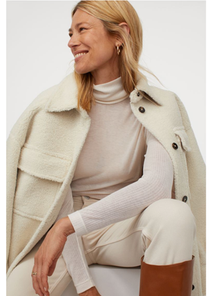 Куртка, пальто из искусственной овчины h&m3 фото
