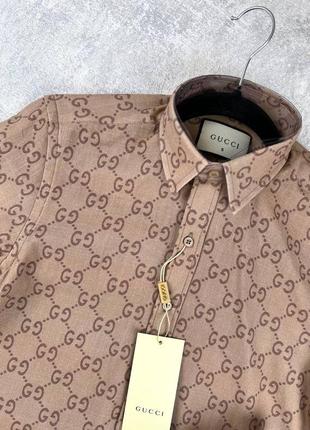 Чоловіча сорочка коричнева 💣