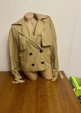 Укороченный тренч stradivarius