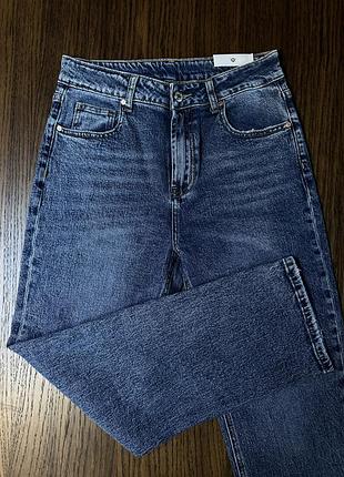 Базовые джинсы момы из плотного денима