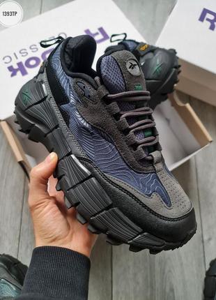 Мужские кроссовки reebok zig kinetica 2.5 edge cordura blue/black