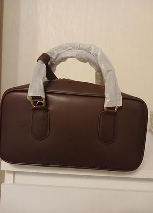 Коричнева сумочка miu miu4 фото
