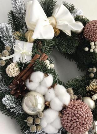 Різдвяний віночок новорічний вінок