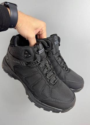 Кроссовки зимние columbia black gore-tex мех-21*