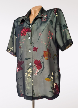 Шикарна вишукана блуза,  подвійна сорочка