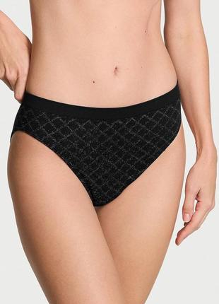 Трусики черные бикини высокие оригинал victoria’s secret