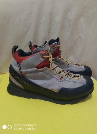 Кожаные трекинговые водонепроницаемые ботинки la sportiva tx4 mid gtx