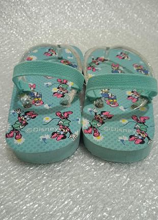 Детские шлепки тапочки дисней
