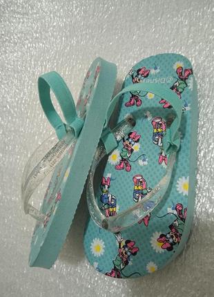 Детские шлепки тапочки дисней