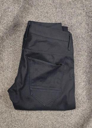 Зауженные темно синие джинсы g-star raw 3301 slim оригинал мужские брюки