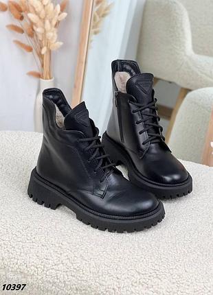 Ботинки сезон зима материал натуральная кожа внутри полушерсть 70/30