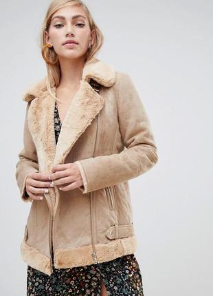Дубленка stradivarius