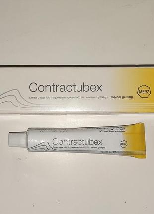 Гель против рубцов шрамов растяжек merz contractubex,єгипет,20 г.