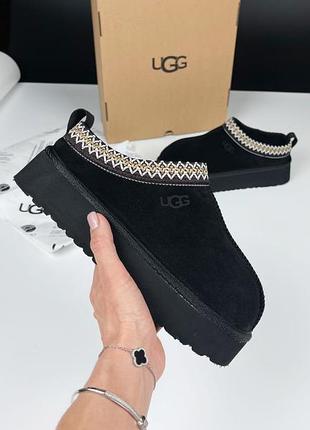 Трендові жіночі уггі | ugg | чорні #ugg004
