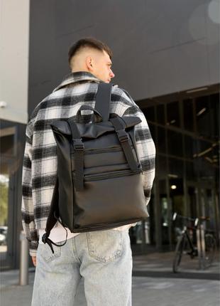 Мужской рюкзак ролл sambag rolltop zard черный мужественный портфель