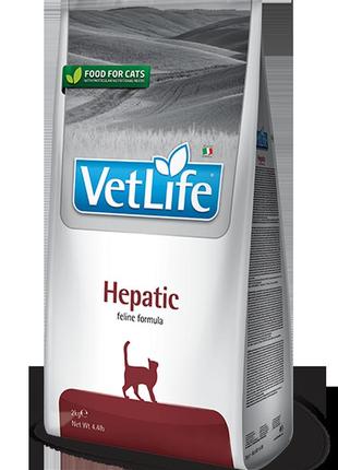 Фарміна кет сухих vet life hepatic дієт. живлення, у разі хронічної печінкової недостатності, 400 г