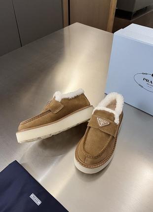 Утепленные ботинки prada 39,40