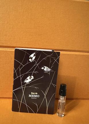 Memo eau de memo пробник оригинал