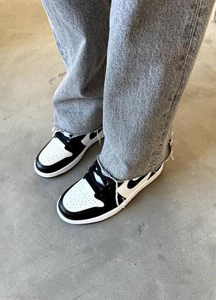 Кроссовки air jordan 1 black premium5 фото