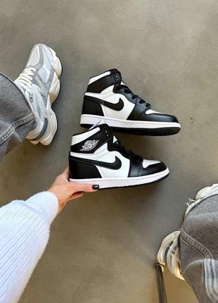 Кроссовки air jordan 1 black premium