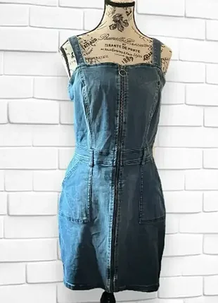 Летнее джинсовое платье ( сарафан) без рукавов,denim