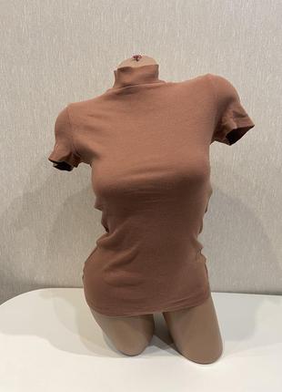 Жіноча водолазка гольф в рубчик