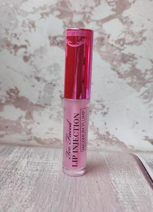 Блиск / плампер для збільшення об'єму губ too faced lip injection maximum plump