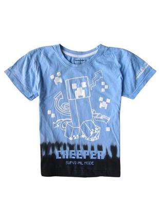 Футболка с принтом майнкрафт крипер minecraft matalan