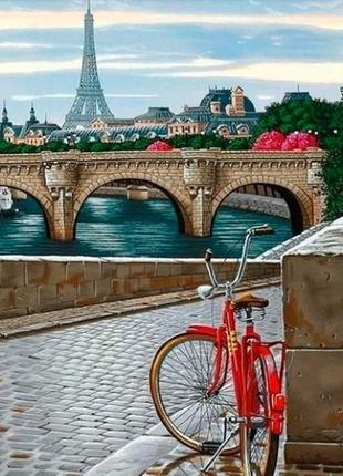 Алмазная мозаика santi на берегу сены, 40*50см (на подрамнике)