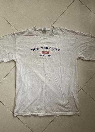 Винтажная футболка new york city