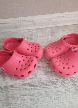 Крокси кроксы crocs iconic comfort , оригинал, р с6-7 стелька 13.5 см отличное состояние