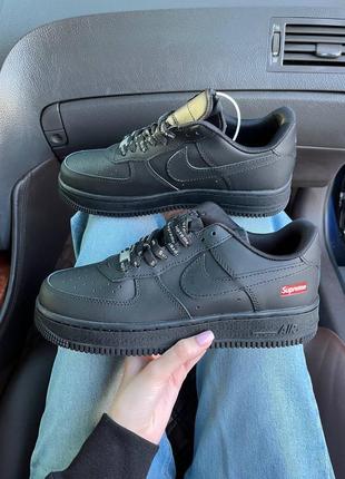 Кроссовки кроссовки кроссовки кроссовки nike fusion air force 1 low supreme black кроссовки найм эр форс форсы форсы суприм суприм