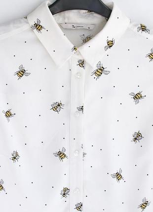 Сорочка з бджілками, натуральна тканина2 фото