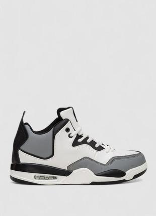 Кроссовки мужские зимние на меху, цвет бело-черный, 248rcx699