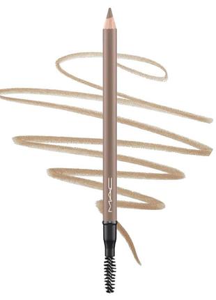 Карандаш для бровей с пудровым финишем m.a.c. veluxe brow liner omega без коробки 1.19 г