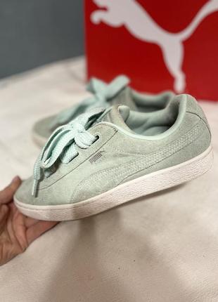 Кеды puma из натуральной замши